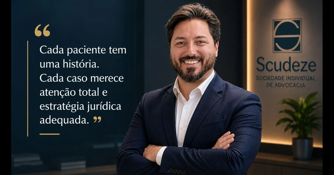 Dr. Marcus Vinitius Scudeze Junior, advogado com atuação em Direito da Saúde no Rio de Janeiro